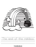 The end of the rainbow Worksheet