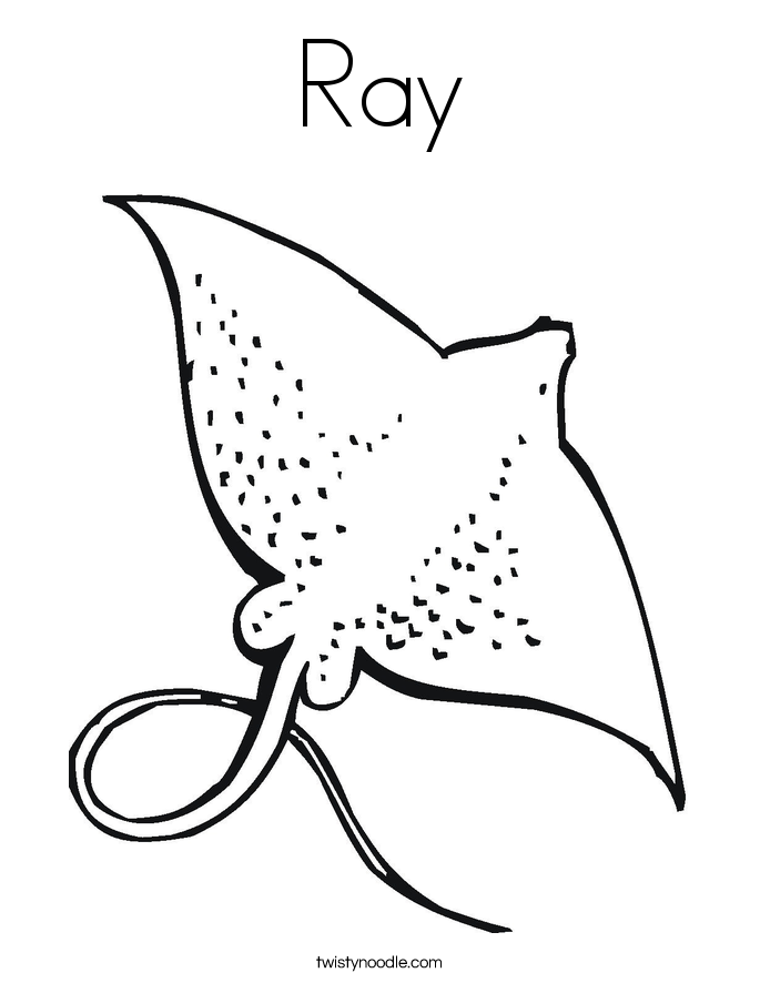 Ray Coloring Pages