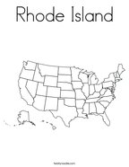 rhode island coloring page