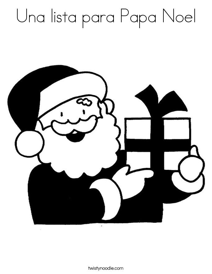 papa noel coloring pages - photo #6