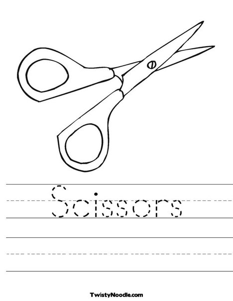 Scissors Exercise Worksheets