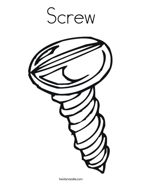 tools coloring sheet