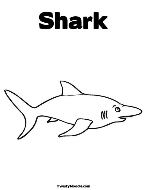 Shark Mask Colouring Pages Sketch Coloring Page