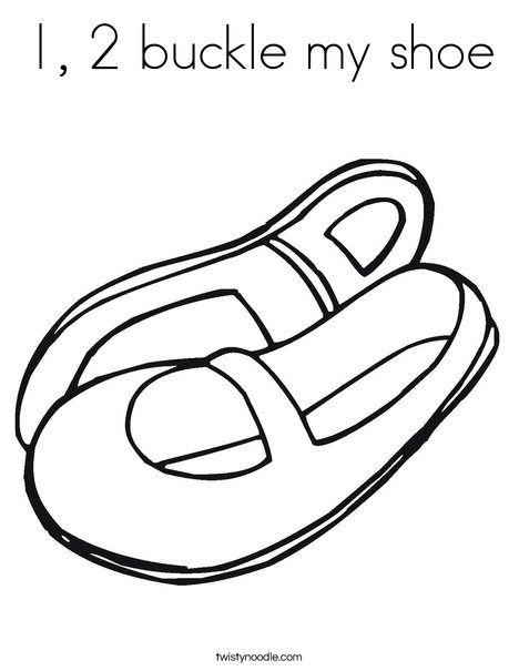 pairs of shoes coloring pages - photo #25