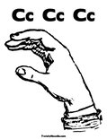 Cc  Cc  Cc Coloring Page