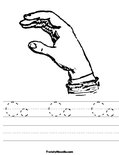 Cc  Cc  Cc Worksheet
