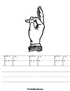Ff  Ff  Ff Handwriting Sheet