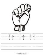 Tt Tt Tt Handwriting Sheet