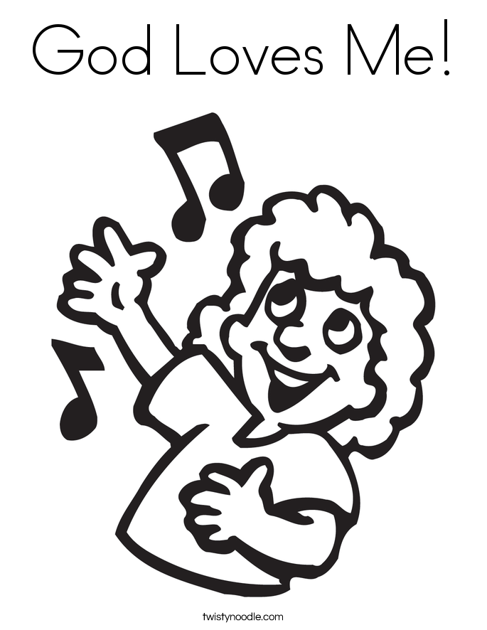 i love god coloring pages - photo #47