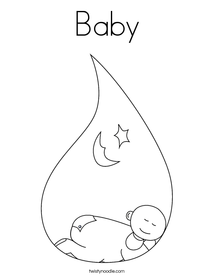 baby boy coloring pages - photo #48