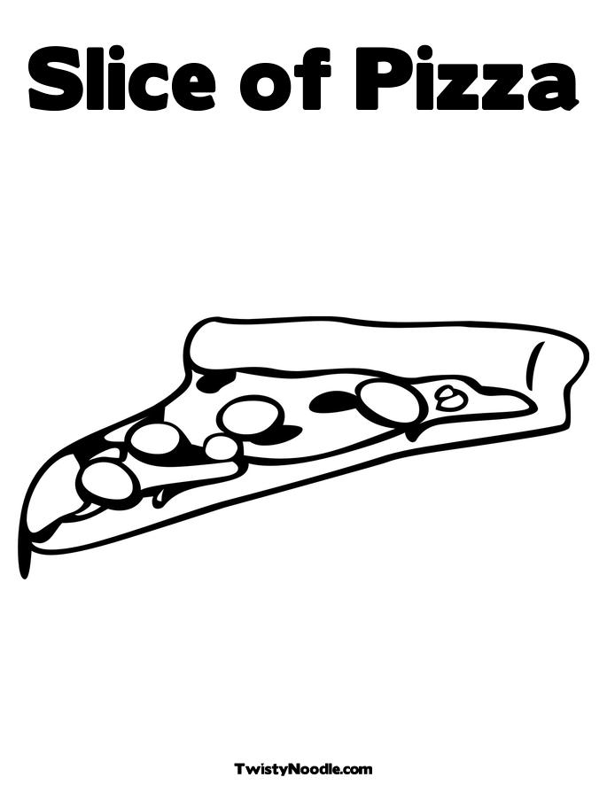 pizza slice outline