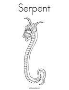 Serpent Coloring Page