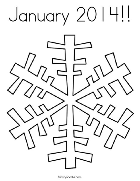 january 2014 coloring pages - photo #1