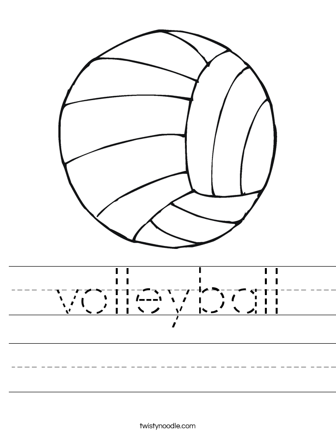Worksheets Volleyball Worksheets volleyball worksheet twisty noodle worksheet