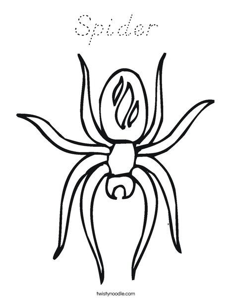 eensy weensy spider coloring pages - photo #10