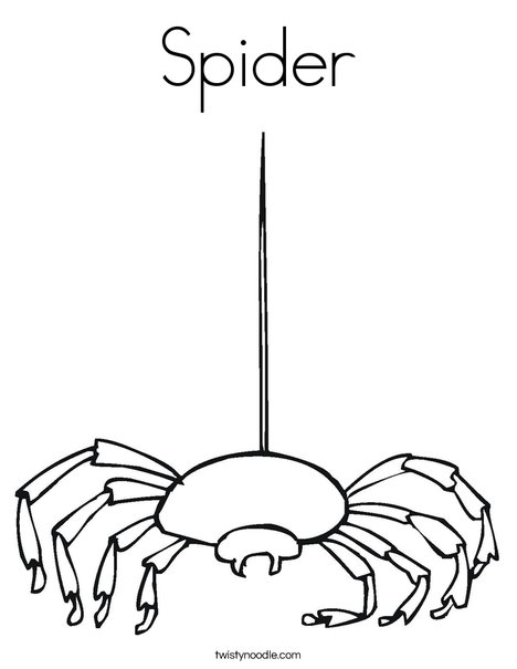 eensy weensy spider coloring pages - photo #11