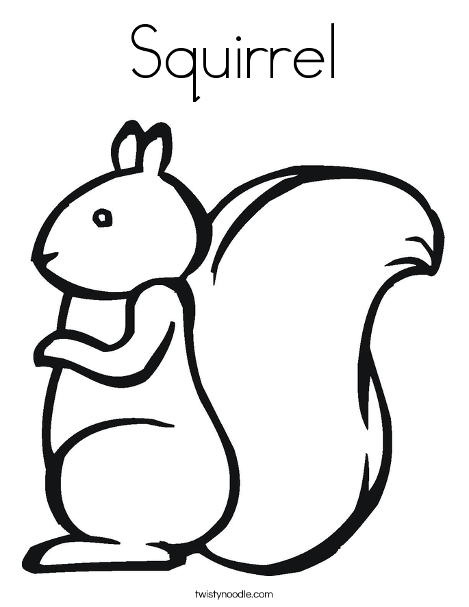 Squirrel Tail Template