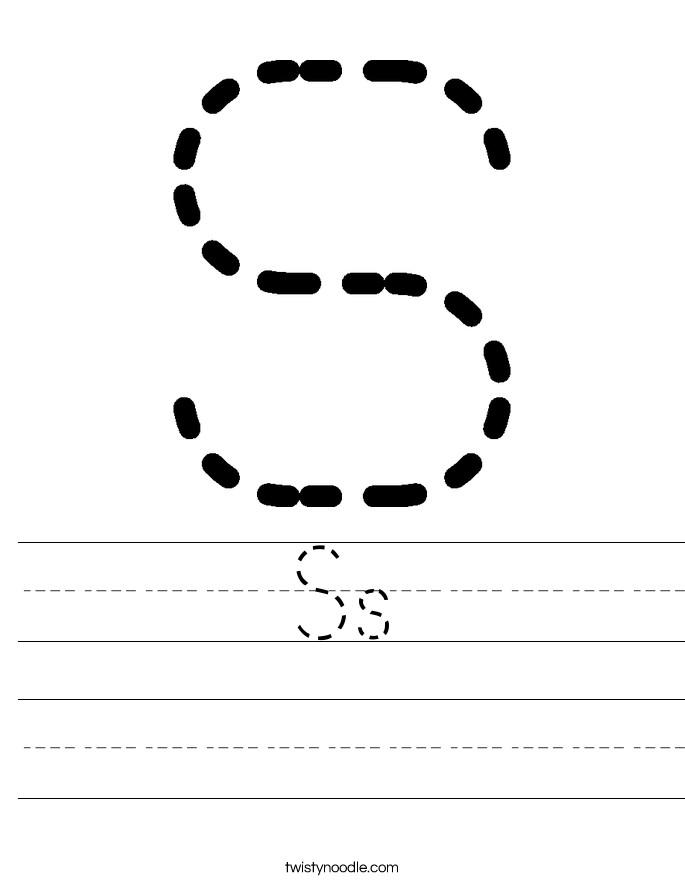 Ss Worksheet  Twisty Noodle