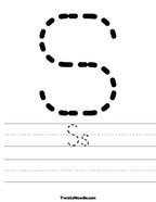 Ss Handwriting Sheet