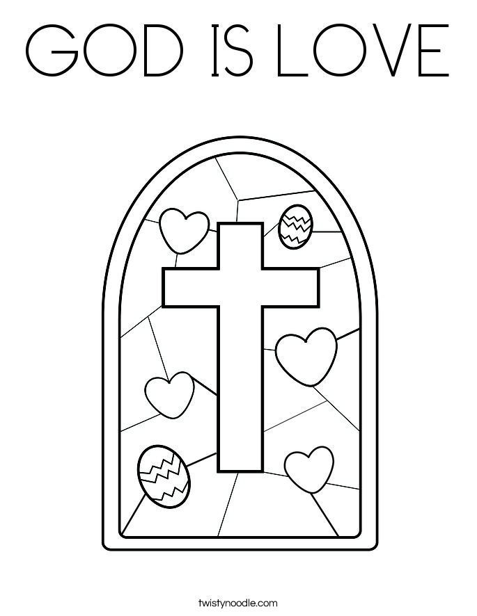 i love god coloring pages - photo #12