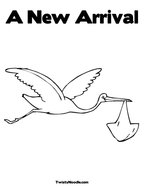 A New Arrival Coloring Page