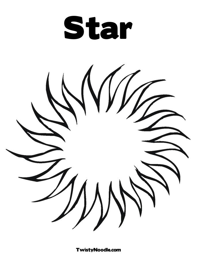 Star Coloring Page