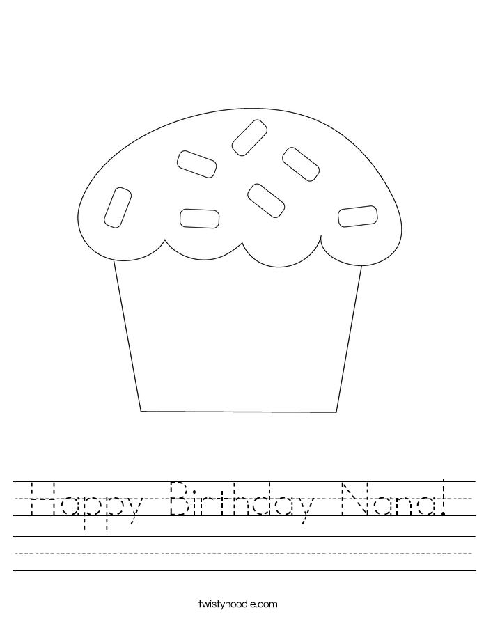 Happy Birthday Nana Coloring Pages #10 Happy Birthday Nana Coloring Pages #10