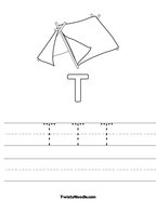 T T T Handwriting Sheet