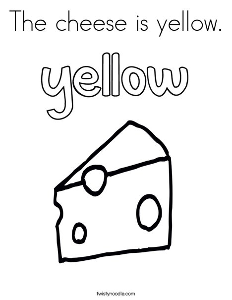 yellow things coloring pages - photo #24