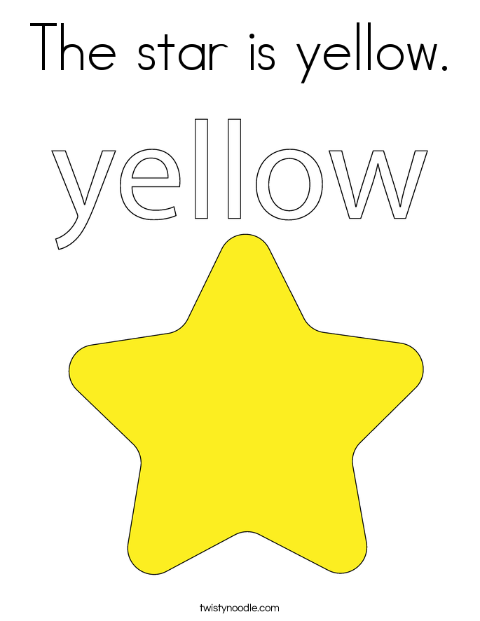 yellow coloring pages for toddlers - photo #41