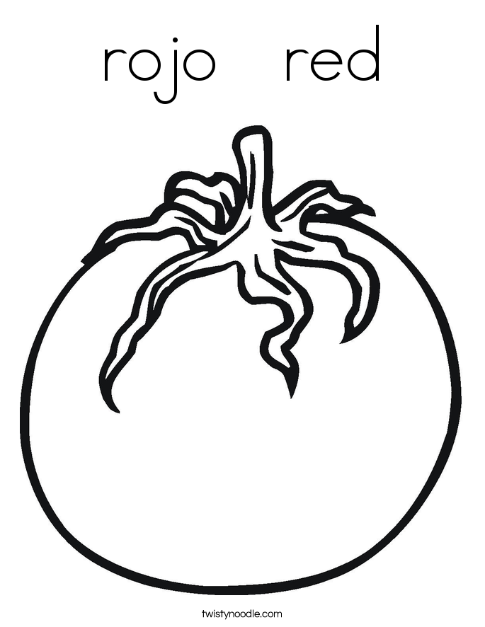 Rojo Red Coloring Page Twisty Noodle Rojo Red Coloring Page Twisty Noodle