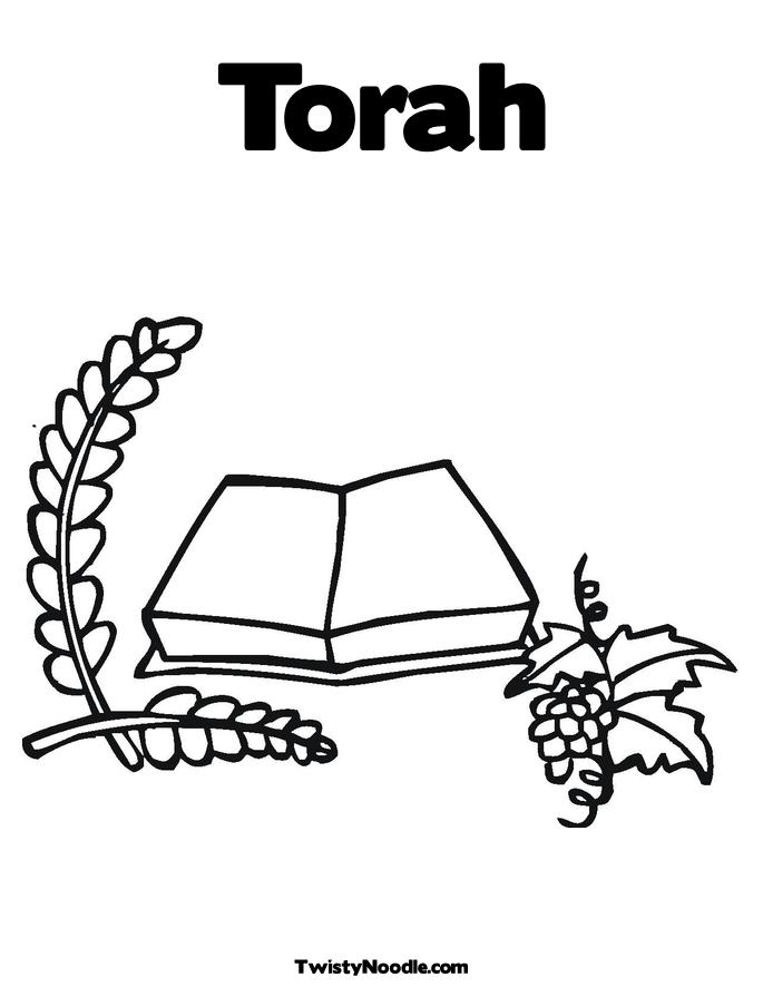 Torah Coloring Pages