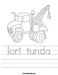 lori tunda Worksheet