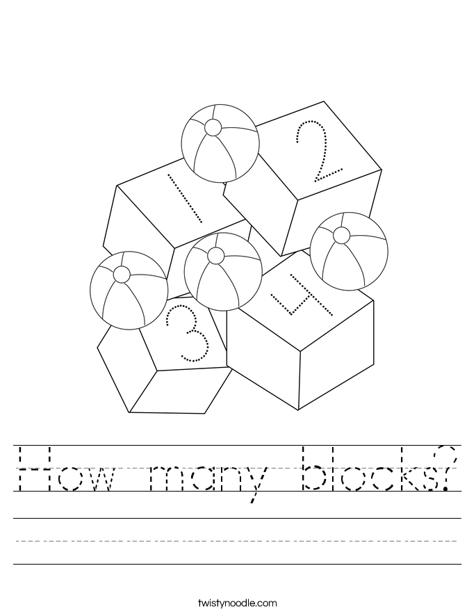 How many blocks Worksheet - Twisty Noodle