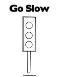 Go SlowColoring Page