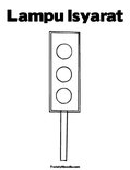 Lampu IsyaratColoring Page