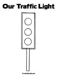 Our Traffic LightColoring Page