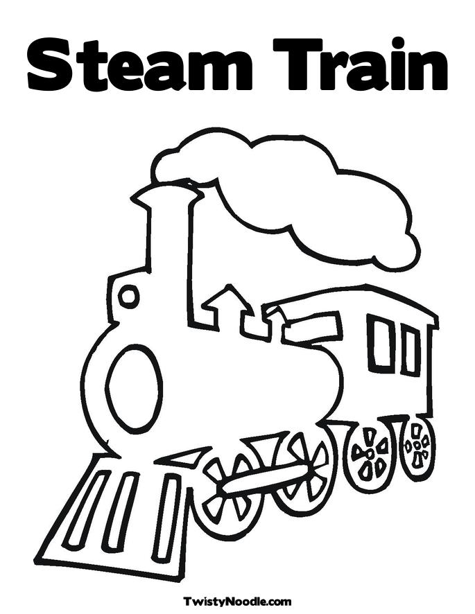 Train For Coloring