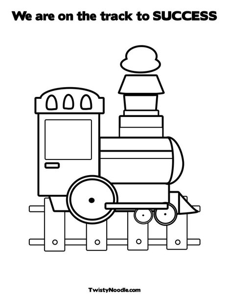 Track Coloring Pages