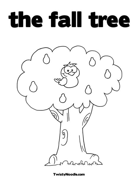 Fall Tree Template