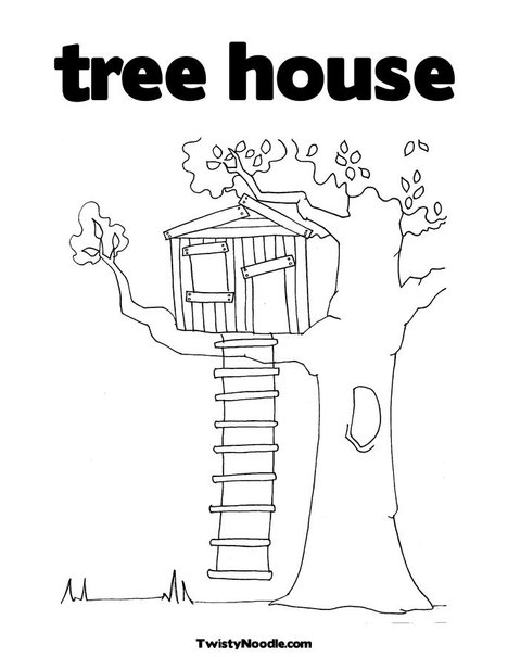 coloring pages house