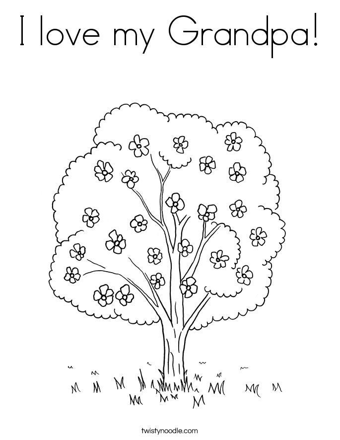 i love you great grandpa coloring pages - photo #9
