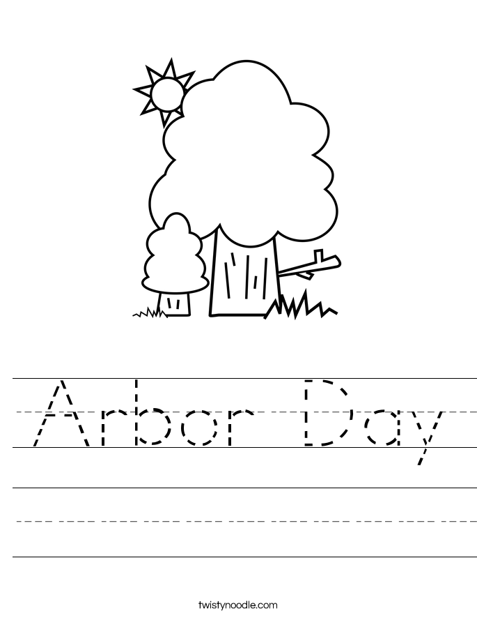 Arbor Day Worksheets Printables