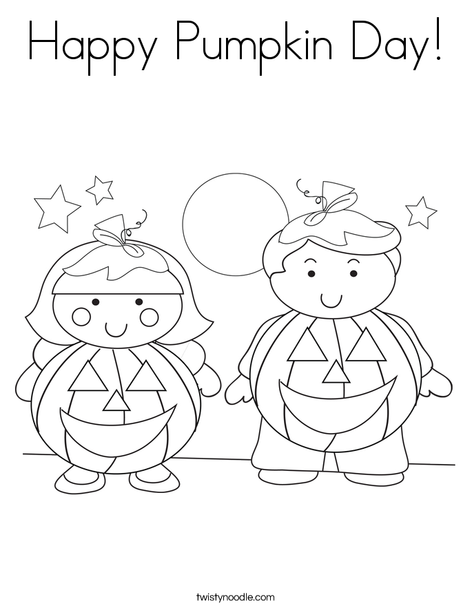 october coloring pages pumpkin - photo #9