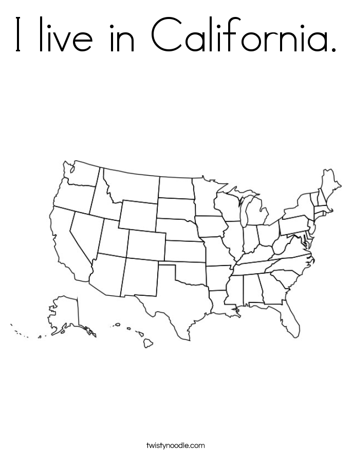 Califorina Coloring Pages