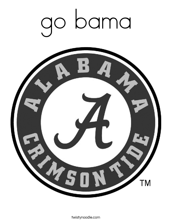 university of alabama coloring pages - photo #31
