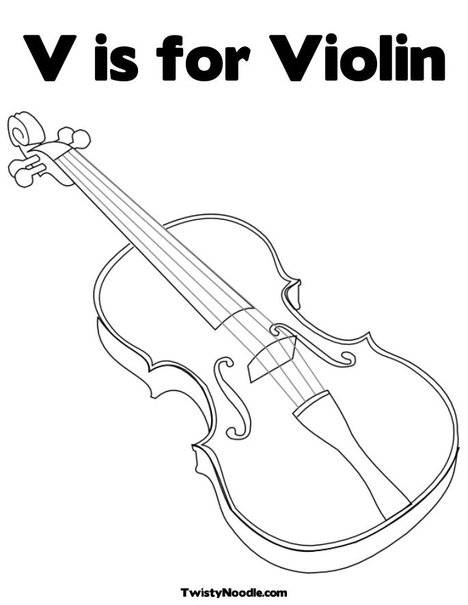 V Coloring Page
