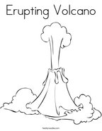 Volcano Coloring Page - Twisty Noodle Volcano Coloring Page - Twisty Noodle