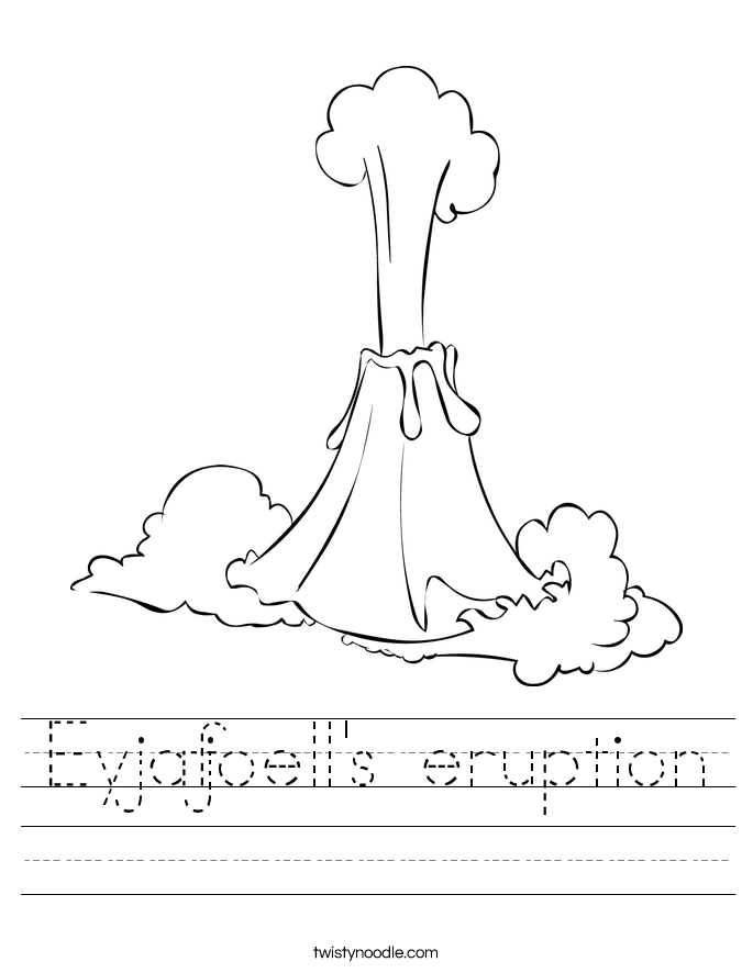 Eyjafjoell S Eruption Worksheet Twisty Noodle Eyjafjoell S Eruption Worksheet