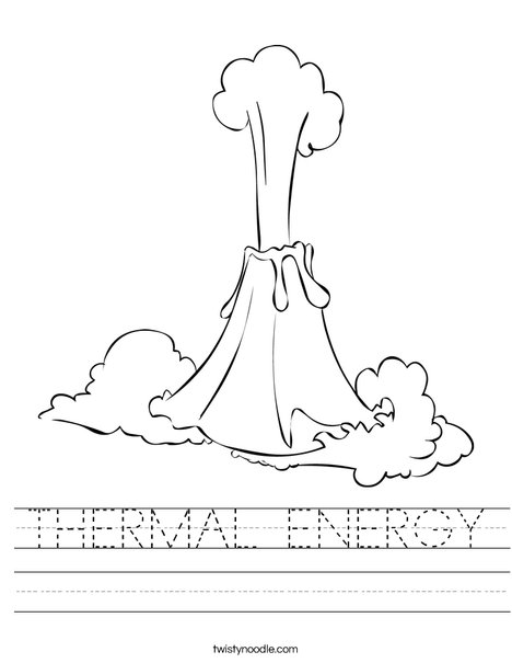 Printables Thermal Energy Worksheet thermal energy worksheet twisty noodle erupting volcano worksheet